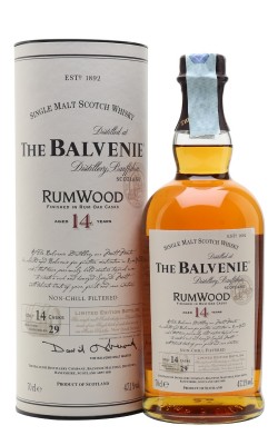 Balvenie 14 Year Old / Rum Wood Finish