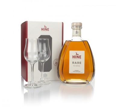 Hine Rare Gift Set with 2x Glasses VSOP Cognac