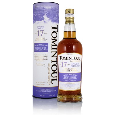 Tomintoul 2005 17 Year Old, Pedro Ximenez Cask