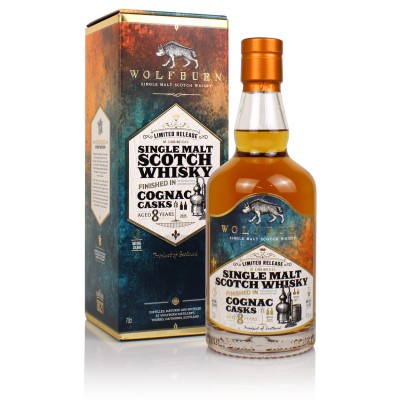 Wolfburn 2017 8 Year Old, Cognac Casks