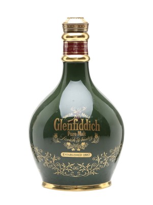Glenfiddich 18 Year Old Green Spode Ceramic | Single Malt Scotch