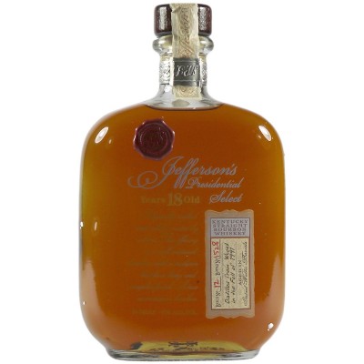 Jefferson's 1991 18 Year Old, Presidential Select Bourbon Whiskey