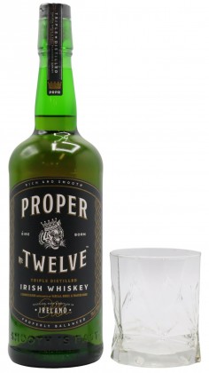Proper No. Twelve (Conor McGregor) Free Glass Tumbler &