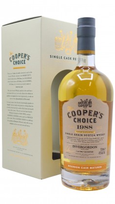 Invergordon Cooper's Choice - Single Bourbon Cask #8156 1988 34 year old
