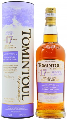 Tomintoul Pedro Ximenez Sherry Cask Finish 2005 17 year old