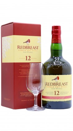Redbreast Tasting Glass & Single Pot Still Irish 12 year old