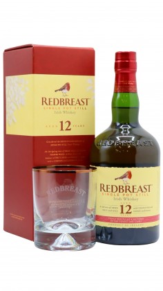 Redbreast Glass & Single Pot Still Irish 12 year old
