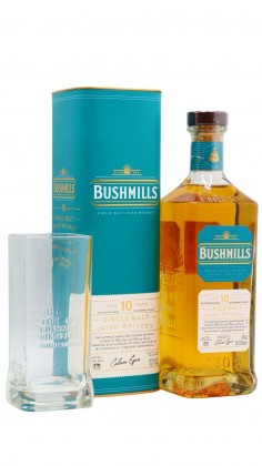 Bushmills Highball Glass & Irish Single Malt 10 year old