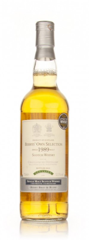 Cragganmore 1989 Berry Brothers and Rudd