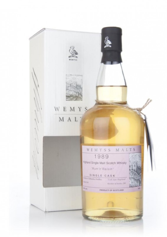 Wemyss Rum 'n' Raisin 1989 Tullibardine