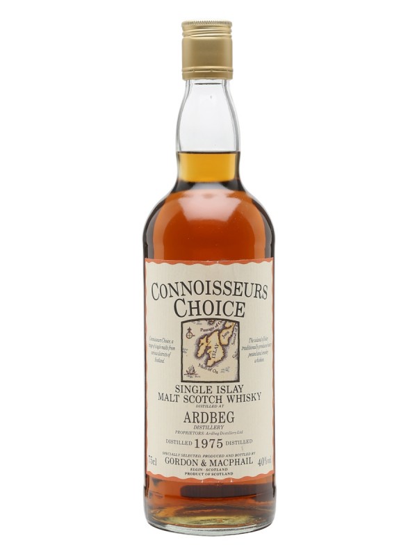 Ardbeg 1975 Map Label Connoisseurs Choice Gordon & Macphail