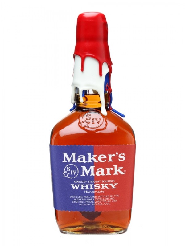 Maker's Mark Rock the Vote Red White Blue Wax 1L