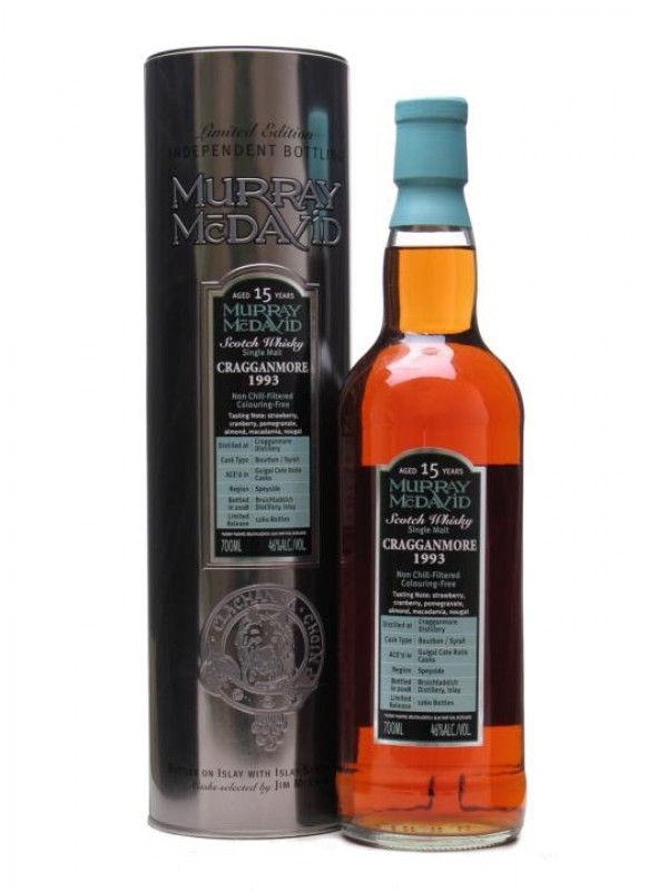 Cragganmore 1993 15 Year Old Murray McDavid
