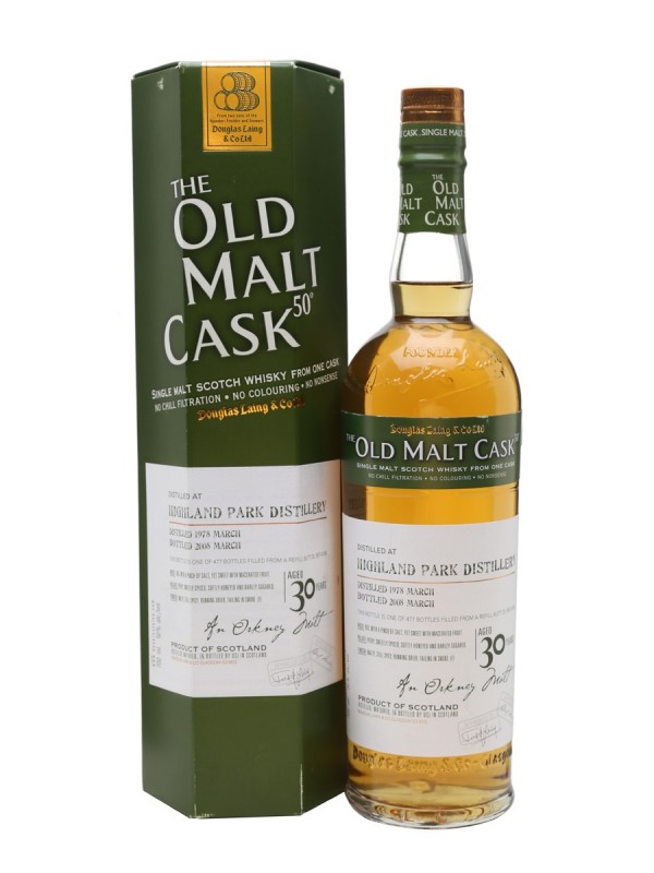 Highland Park 1978 30 Year Old Cask #4190 Douglas Laing Old Malt Cask
