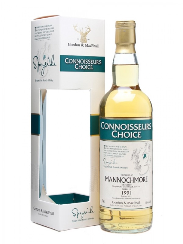 Mannochmore 1991 Connoisseurs Choice Gordon & Macphail