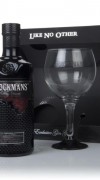 Brockmans Intensely Smooth Gin Gift Pack with Glass Gin