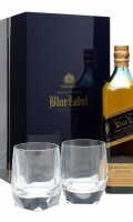Johnnie Walker Blue Label with 2 Free Glasses 200th Anniversary Gift Set Blended Whisky