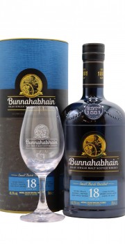 Bunnahabhain Tasting Glass & Islay Single Malt 18 year old