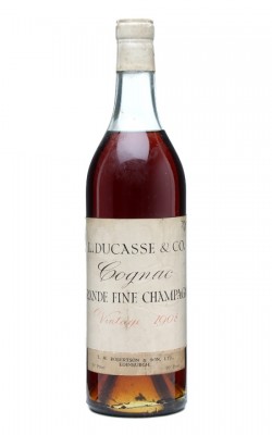 L Ducasse & Co 1908 Cognac / Grande Champagne / Bot.1950s