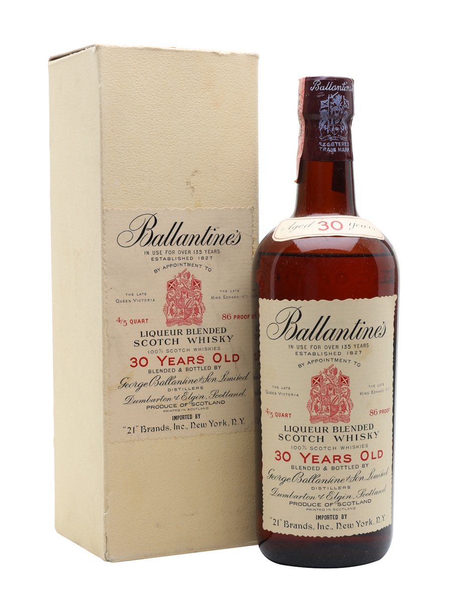 Ballantine's 30 Year Old Bottled 1960s | Blended Scotch Whisky