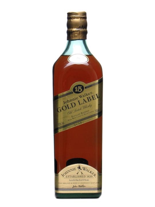 Johnnie Walker 15 Year Old Gold Label Bottled 1980s | Whisky