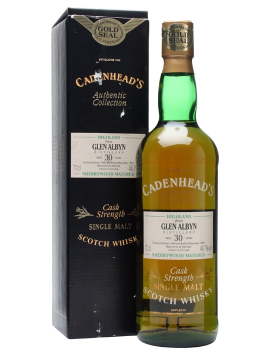 Glen Albyn 1964 30 Year Old Cadenhead's | Single Malt Scotch