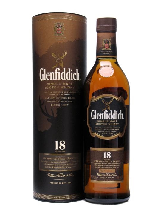 Glenfiddich 18 Year Old 75cl | Single Malt Scotch Whisky | Whisky