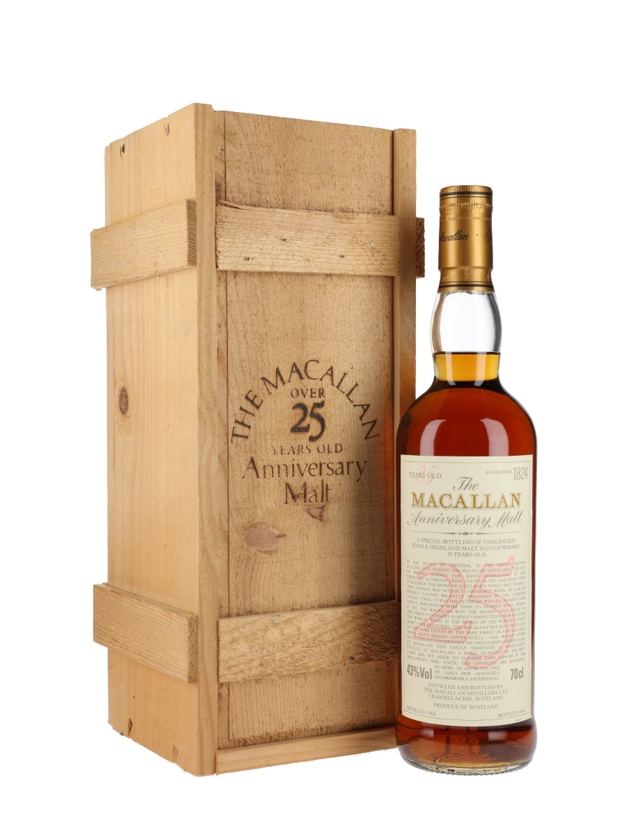 Macallan 1968 25 Year Old | Single Malt Scotch Whisky | Whisky